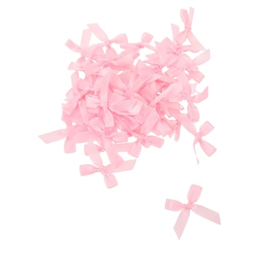 ARTSEWPLY 100 Stück Mini Satin Schleifen Polyester Dekorative Schleifen für DIY Basteln Geschenkverpackung Hochzeit Party Kuchen Dekoration und Scrapbooking von ARTSEWPLY