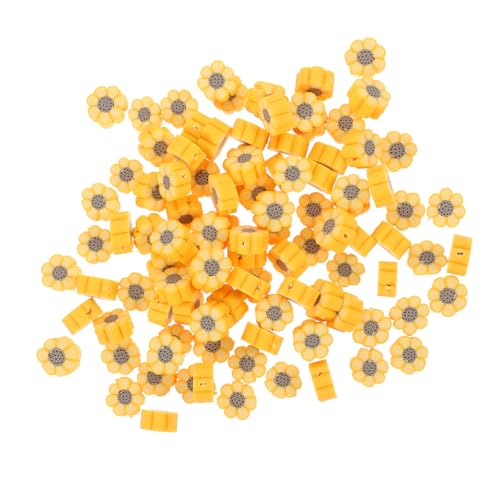 ARTSEWPLY 100 Stück Polymer Clay Beads Weiche DIY Schmuckperlen für Armbänder und Bastelprojekte Langlebige und Vielseitige Tonperlen für Kreative Designs von ARTSEWPLY