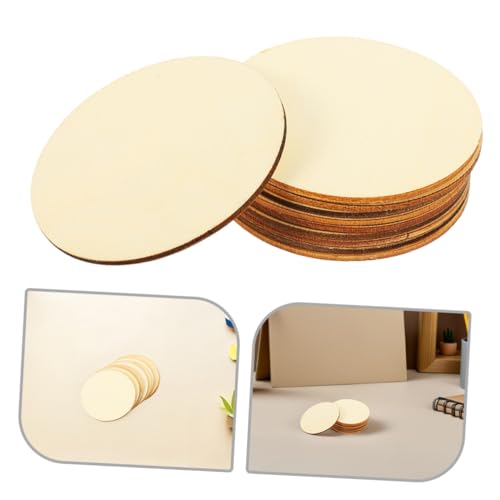 ARTSEWPLY 100 Stück Runde Holzscheiben Naturbelassen für DIY Basteln Malen Gravieren Holzscheiben mit Authentischer Maserung für Wohnkultur Familienprojekte Schulbedarf und Kreative ARTSEWPLY 100 Stück Runde Holzscheiben Naturbelassen für DIY Basteln Malen Gravieren Holzscheiben mit Authentischer Maserung für Wohnkultur Familienprojekte Schulbedarf und Kreative von ARTSEWPLY