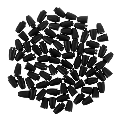 ARTSEWPLY 100 Stück Schwarze Kunststoff Breakaway Verschlüsse Sichere Perlenfass Verbindung Kompakte Schnellverschluss Clips für Halsketten Armbänder DIY Schmuckherstellung von ARTSEWPLY