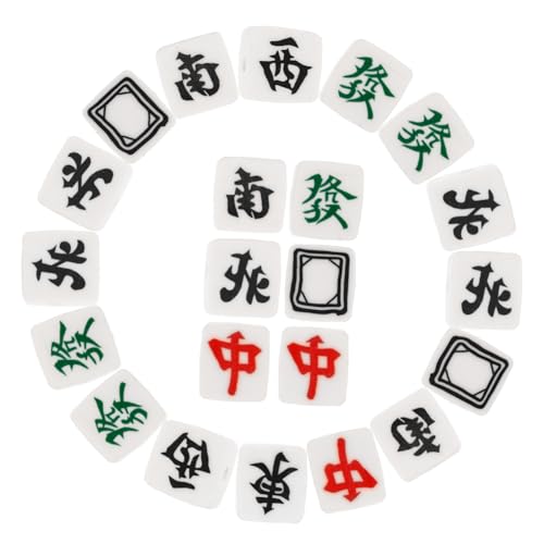 ARTSEWPLY 100 Stück Teiliges DIY Schmuckset mit Bunten Mahjong Spacer Perlen aus Polymer Clay Glatte Oberfläche Leicht Auffädelbar für Armbänder und Halsketten Bastelzubehör für Erwachsene ARTSEWPLY 100 Stück Teiliges DIY Schmuckset mit Bunten Mahjong Spacer Perlen aus Polymer Clay Glatte Oberfläche Leicht Auffädelbar für Armbänder und Halsketten Bastelzubehör für Erwachsene von ARTSEWPLY