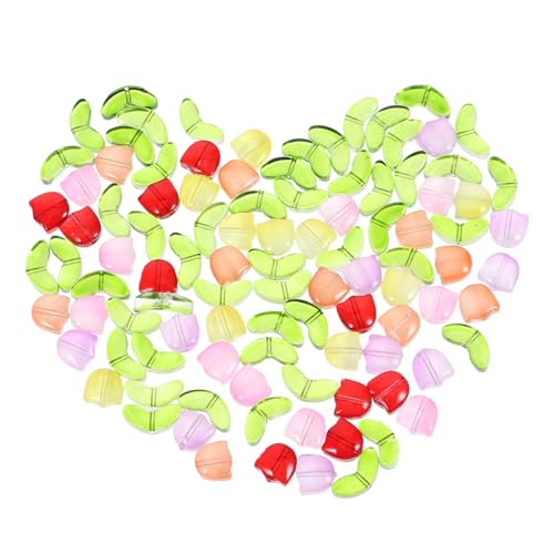 ARTSEWPLY 100 Stück Teiliges Glasperlen Bunte Spacer Beads mit Vielseitige Kleine Perlen für DIY Schmuckherstellung Armbänder Bastelprojekte und Kreative Raumdekoration von ARTSEWPLY