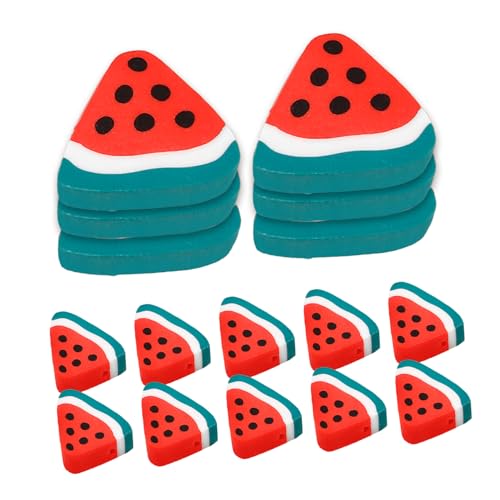 ARTSEWPLY 100 Stück Wassermelon Polymer Tonperlen Stabile Bastel Charms mit Lose Spacer Perlen für Schmuckherstellung Geeignet für Armbänder Halsketten und DIY Dekorationen von ARTSEWPLY