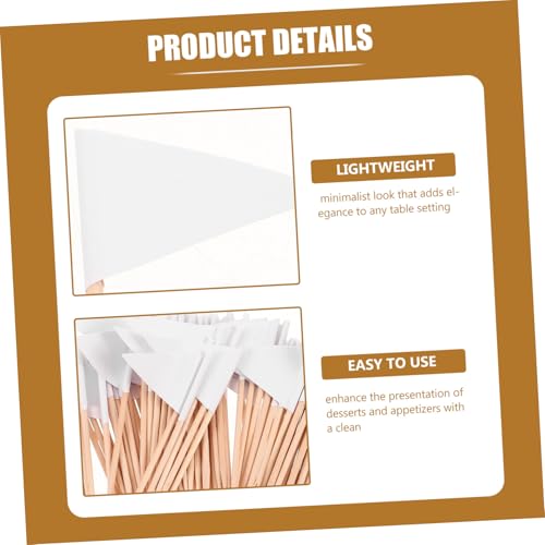 ARTSEWPLY 100 Stück Zahnstocher Flaggen Mini Dreieckige Weiße Lebensmittelmarkierer Kuchen Topper für Obst Cupcakes Party Dekorationen Sichere Materialien für Geburtstage Hochzeit Feier ARTSEWPLY 100 Stück Zahnstocher Flaggen Mini Dreieckige Weiße Lebensmittelmarkierer Kuchen Topper für Obst Cupcakes Party Dekorationen Sichere Materialien für Geburtstage Hochzeit Feier von ARTSEWPLY