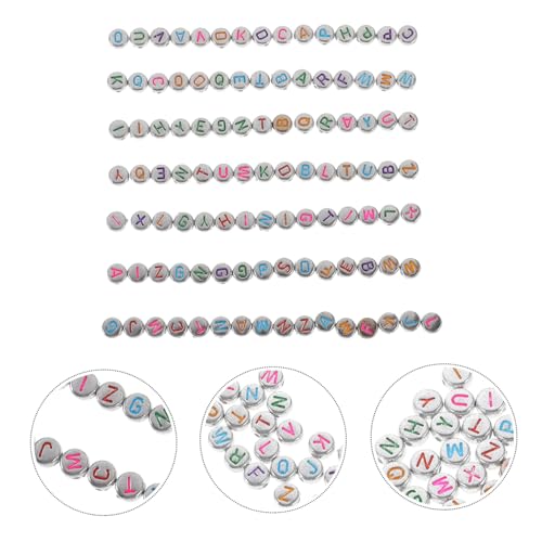ARTSEWPLY 1000 Stück Acryl Buchstabenperlen für Armbänder DIY Schmuck Zubehör mit Glatter Oberfläche Vielseitig Einsetzbar für Halsketten Ohrringe Schlüsselanhänger zum Auffädeln und ARTSEWPLY 1000 Stück Acryl Buchstabenperlen für Armbänder DIY Schmuck Zubehör mit Glatter Oberfläche Vielseitig Einsetzbar für Halsketten Ohrringe Schlüsselanhänger zum Auffädeln und von ARTSEWPLY