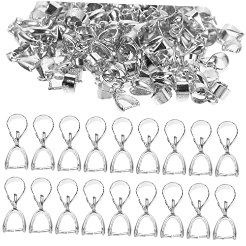 ARTSEWPLY 100Stücke DIY Schmuck Anhänger Kettenverschlüsse Kettenanschlüsse Für Schmuckherstellung Langlebig Vielseitig Einsetzbar Für Halsketten Und Armbänder Glänzend von ARTSEWPLY