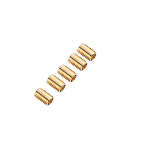 ARTSEWPLY 100Stücke DIY Schmuckperlen Runde Röhrenperlen Kupfer für Armbänder und Halsketten zum Basteln und Schmuckherstellung Große ARTSEWPLY 100Stücke DIY Schmuckperlen Runde Röhrenperlen Kupfer für Armbänder und Halsketten zum Basteln und Schmuckherstellung Große von ARTSEWPLY