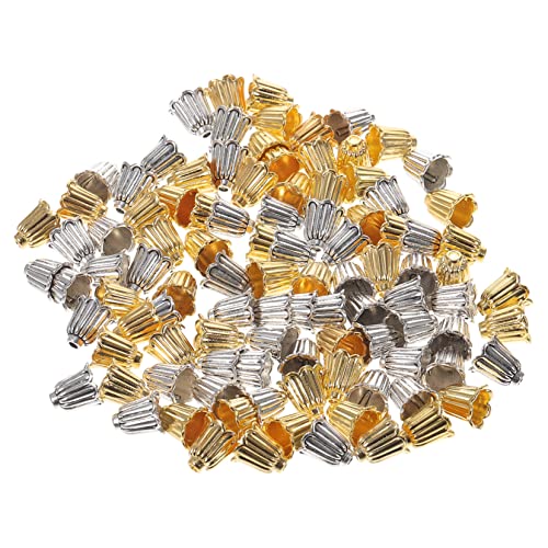 ARTSEWPLY 100Stücke Perlenkappen Legierung für DIY Schmuckherstellung für Ohrringe Armbänder Halsketten und Bastelprojekte und Langlebig ARTSEWPLY 100Stücke Perlenkappen Legierung für DIY Schmuckherstellung für Ohrringe Armbänder Halsketten und Bastelprojekte und Langlebig von ARTSEWPLY