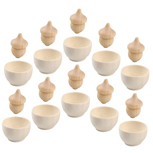 ARTSEWPLY 10Sätze Teiliges DIY Holzspielzeug Eicheln und Schalen Bastelmaterial für Pädagogisches Fantasie und Kreativität Sicher und Glatt ARTSEWPLY 10Sätze Teiliges DIY Holzspielzeug Eicheln und Schalen Bastelmaterial für Pädagogisches Fantasie und Kreativität Sicher und Glatt von ARTSEWPLY