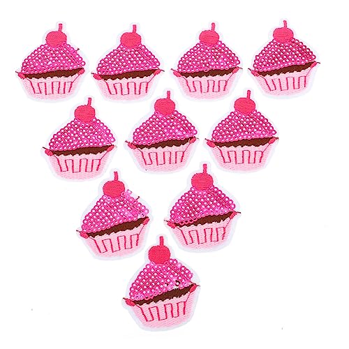 ARTSEWPLY 10Stücke Glitzer Aufnäher für Stoffe DIY Stickerei Patches für Kleidung Dekoration und Reparatur Eiscreme Kuchen Design Selbstklebend für Projekte ARTSEWPLY 10Stücke Glitzer Aufnäher für Stoffe DIY Stickerei Patches für Kleidung Dekoration und Reparatur Eiscreme Kuchen Design Selbstklebend für Projekte von ARTSEWPLY