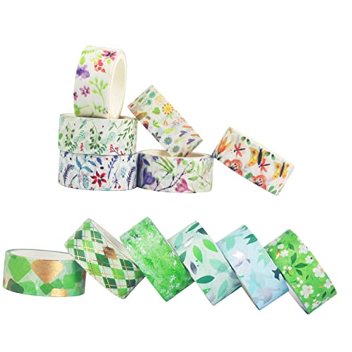 ARTSEWPLY 12 Rollen Dekorative Washi Tapes mit Blumenmustern Hand Account Klebeband für DIY Projekte Geeignet für Scrapbooking Journaling und Bastelarbeiten ARTSEWPLY 12 Rollen Dekorative Washi Tapes mit Blumenmustern Hand Account Klebeband für DIY Projekte Geeignet für Scrapbooking Journaling und Bastelarbeiten von ARTSEWPLY