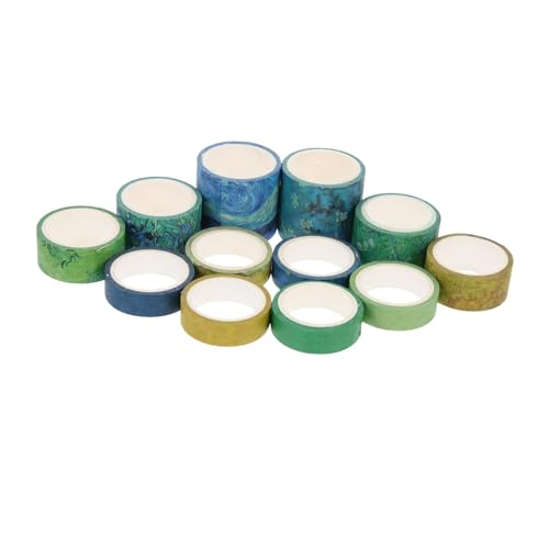 ARTSEWPLY 12 Rollen Washi Tape Einfaches Muster Buntes Klebeband für Scrapbooking DIY Notizbuch Tagebuch Planer Leicht Zuschneidbar Vielseitig für Kalender und Bastelbedarf Handliches ARTSEWPLY 12 Rollen Washi Tape Einfaches Muster Buntes Klebeband für Scrapbooking DIY Notizbuch Tagebuch Planer Leicht Zuschneidbar Vielseitig für Kalender und Bastelbedarf Handliches von ARTSEWPLY