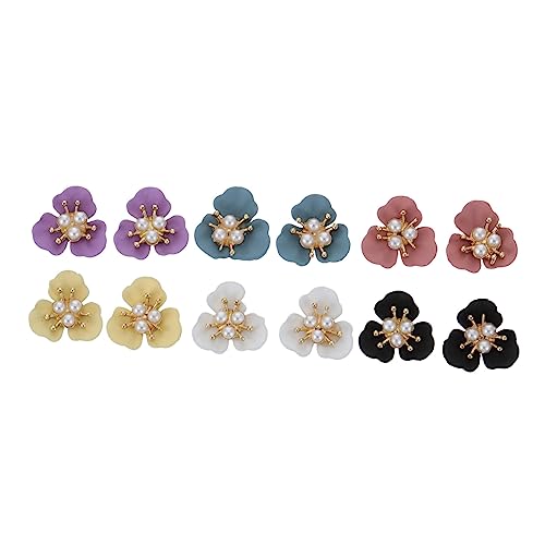 ARTSEWPLY 12 Stück DIY Nagelkunst Dekorationen Blüten und Perlen Nail Charms für Maniküre Realistische Designs für Partys und Besondere Anlässe von ARTSEWPLY