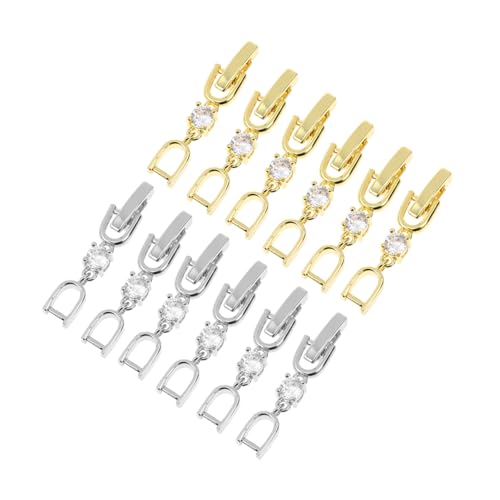 ARTSEWPLY 12 Stück Kettenverlängerung Klemmverschlussverlängerung Verlängerungskette für Silber verlängerung für armband schmuck set Werkzeug zur Verlängerung von Armbändern Schmuckzubehör von ARTSEWPLY