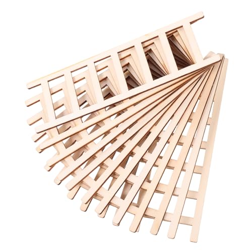 ARTSEWPLY 12 Stück Miniaturleiter Holz Teiliges für Puppenhaus Garten und DIY Projekte Handgefertigte Dekoration Kreative Raumgestaltung Platzsparend Langlebig und Vielseitig Einsetzbar ARTSEWPLY 12 Stück Miniaturleiter Holz Teiliges für Puppenhaus Garten und DIY Projekte Handgefertigte Dekoration Kreative Raumgestaltung Platzsparend Langlebig und Vielseitig Einsetzbar von ARTSEWPLY