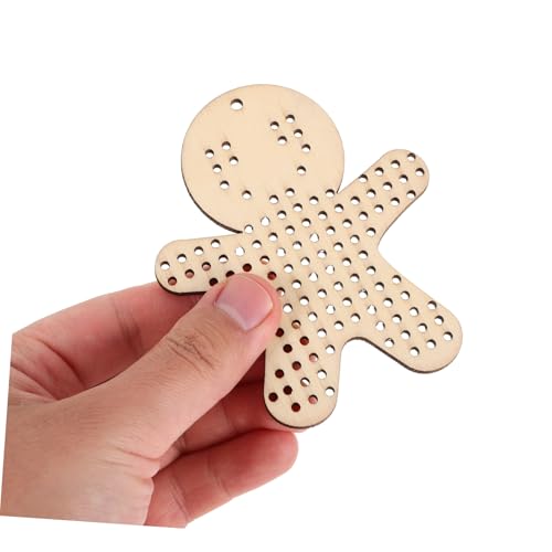 ARTSEWPLY 12 Stück Teiliges Blanko Holzanhänger Lebkuchenmann Form Diy Kreuzstich Bastelset für Stickerei Vielseitige Holzplatten zum Besticken und Dekorieren für Heimdeko und Handarbeiten ARTSEWPLY 12 Stück Teiliges Blanko Holzanhänger Lebkuchenmann Form Diy Kreuzstich Bastelset für Stickerei Vielseitige Holzplatten zum Besticken und Dekorieren für Heimdeko und Handarbeiten von ARTSEWPLY
