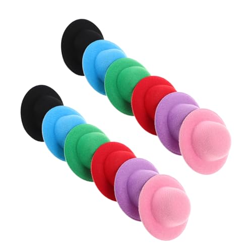ARTSEWPLY 12 Stück Teiliges Bunte Miniatur Formelle Puppenhüte Kleine Plüsch Mini Hüte für DIY Puppen Basteln Weihnachtsdeko ARTSEWPLY 12 Stück Teiliges Bunte Miniatur Formelle Puppenhüte Kleine Plüsch Mini Hüte für DIY Puppen Basteln Weihnachtsdeko von ARTSEWPLY