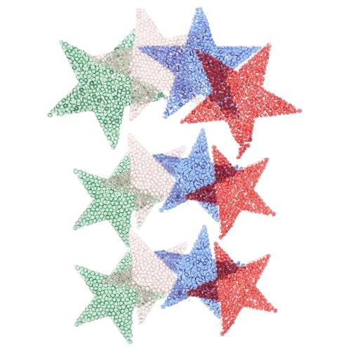ARTSEWPLY 12 Stück Teiliges Candyfarbene Resin Stern Strass Bügelbilder Glitzernde DIY Applikationen für Kleidung Schuhe Taschen Hüte Langlebig und Einfach Anzubringen ARTSEWPLY 12 Stück Teiliges Candyfarbene Resin Stern Strass Bügelbilder Glitzernde DIY Applikationen für Kleidung Schuhe Taschen Hüte Langlebig und Einfach Anzubringen von ARTSEWPLY