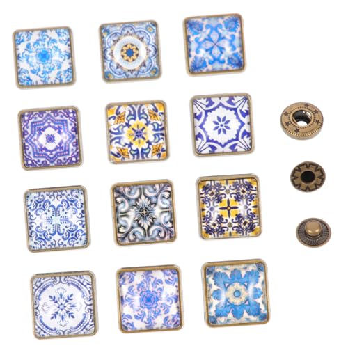 ARTSEWPLY 12 Stück Teiliges DIY Snap Buttons Blaue und Weiße Porzellan Knöpfe Vielseitige Snap Verschlüsse für Handarbeiten Geeignet für Kleidung Mäntel und Bastelprojekte ARTSEWPLY 12 Stück Teiliges DIY Snap Buttons Blaue und Weiße Porzellan Knöpfe Vielseitige Snap Verschlüsse für Handarbeiten Geeignet für Kleidung Mäntel und Bastelprojekte von ARTSEWPLY
