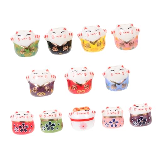 ARTSEWPLY 12 Stück Teiliges Keramik Perlen für DIY Schmuckherstellung Bunte Katzenperlen mit Bohrung für Armbänder Charms und Handgefertigte Bastelprojekte Vielseitig Verwendbar Einfache ARTSEWPLY 12 Stück Teiliges Keramik Perlen für DIY Schmuckherstellung Bunte Katzenperlen mit Bohrung für Armbänder Charms und Handgefertigte Bastelprojekte Vielseitig Verwendbar Einfache von ARTSEWPLY