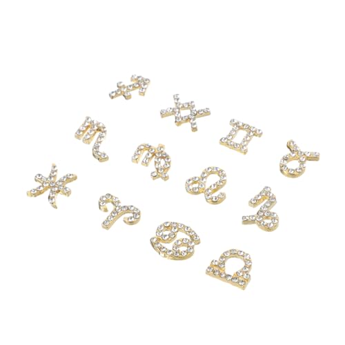 ARTSEWPLY 12 Stück Teiliges Nagelkunst mit Zodiac Strasssteinen Maniküre Dekor für Damen und Herren Langlebige Legierung Einfach Anzuwenden für Natürliche und Künstliche Nägel ARTSEWPLY 12 Stück Teiliges Nagelkunst mit Zodiac Strasssteinen Maniküre Dekor für Damen und Herren Langlebige Legierung Einfach Anzuwenden für Natürliche und Künstliche Nägel von ARTSEWPLY