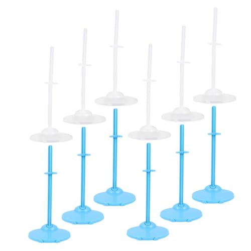 ARTSEWPLY 12 Stück Teiliges Puppenständer aus Robustem Kunststoff Transparente und Blaue Halterungen Stabile Figurstütze für Verschiedene Puppengrößen zum Präsentieren und Organisieren von ARTSEWPLY 12 Stück Teiliges Puppenständer aus Robustem Kunststoff Transparente und Blaue Halterungen Stabile Figurstütze für Verschiedene Puppengrößen zum Präsentieren und Organisieren von von ARTSEWPLY