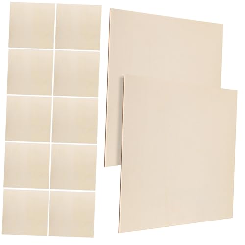 ARTSEWPLY 12 Stück Teiliges Quadratische Sperrholzplatten Naturbelassene Holzstücke mit Glatten Kanten Vielseitig Einsetzbar zum Basteln Malen Brennen und Gravieren Blanke Oberfläche für ARTSEWPLY 12 Stück Teiliges Quadratische Sperrholzplatten Naturbelassene Holzstücke mit Glatten Kanten Vielseitig Einsetzbar zum Basteln Malen Brennen und Gravieren Blanke Oberfläche für von ARTSEWPLY