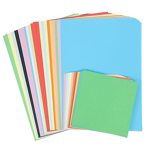 ARTSEWPLY 120Blätter Buntes Faltpapier Handwerks und Bastelpapier für Origami Papier mit Festen und Farbigen Blättern für DIY Projekte Dekoration und Schulprojekte von ARTSEWPLY
