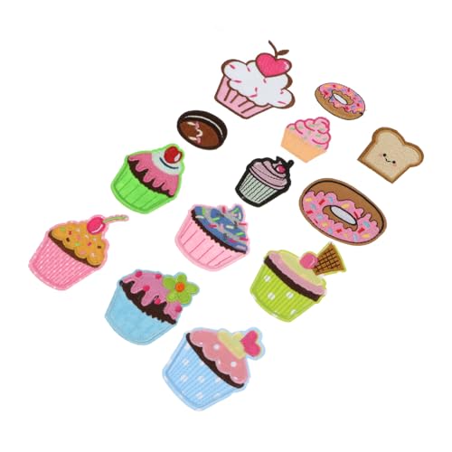 ARTSEWPLY 13 Stück Teiliges Aufnäher mit Bestickten Cartoon Cupcake Motiven zum Aufbügeln oder Aufnähen Langlebige Stoffpatches für DIY Kleidung Jeans Taschen Hüte und Schuhe Vielseitige ARTSEWPLY 13 Stück Teiliges Aufnäher mit Bestickten Cartoon Cupcake Motiven zum Aufbügeln oder Aufnähen Langlebige Stoffpatches für DIY Kleidung Jeans Taschen Hüte und Schuhe Vielseitige von ARTSEWPLY