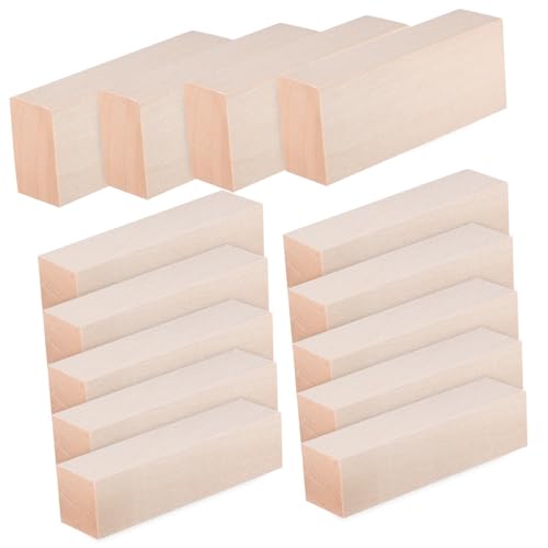 ARTSEWPLY 14 Stk. Teiliges Quadratische Lindenholz Dübelstäbe Glatte Holzlatten für DIY Basteln Bilderrahmen Möbel Vielseitige Holzleisten zum Basteln von ARTSEWPLY