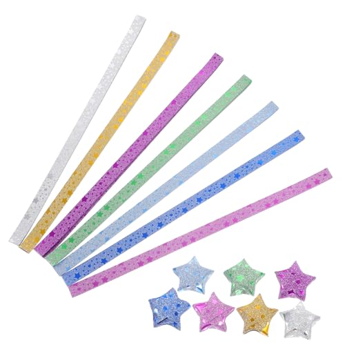 ARTSEWPLY 140 Stück Teiliges Origami Papier Farben Glitzernde Stern Papierstreifen DIY Bastelpapier für Sterne Falten Dekorative Papierstreifen für Handwerk Partydekoration und Kreative ARTSEWPLY 140 Stück Teiliges Origami Papier Farben Glitzernde Stern Papierstreifen DIY Bastelpapier für Sterne Falten Dekorative Papierstreifen für Handwerk Partydekoration und Kreative von ARTSEWPLY