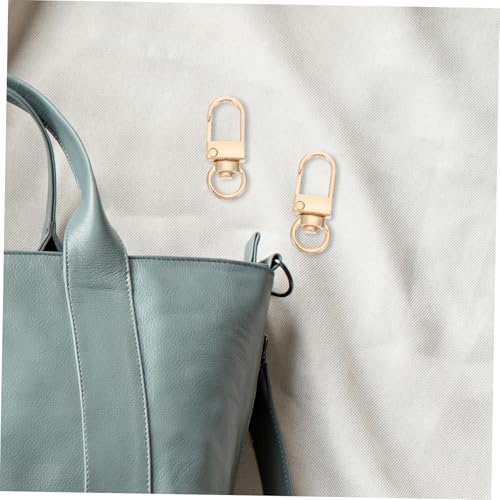 ARTSEWPLY 15 Stück Teiliges Metall Taschenverschluss mit Drehbarem Karabinerhaken Robuster Drehverschluss für DIY Taschen Schlüsselanhänger Handtaschenzubehör Vielseitig Einsetzbar ARTSEWPLY 15 Stück Teiliges Metall Taschenverschluss mit Drehbarem Karabinerhaken Robuster Drehverschluss für DIY Taschen Schlüsselanhänger Handtaschenzubehör Vielseitig Einsetzbar von ARTSEWPLY