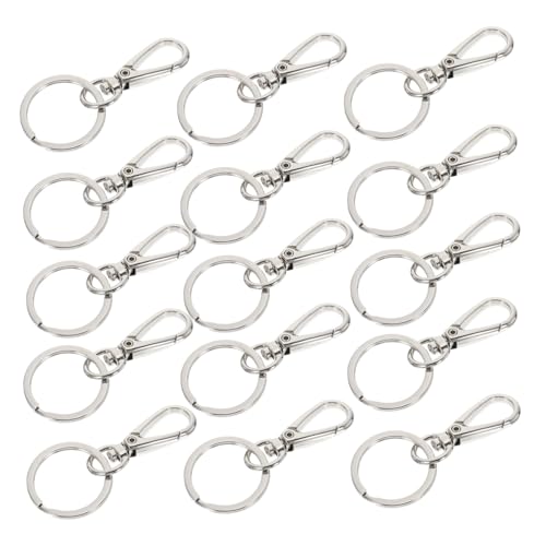 ARTSEWPLY 15 Stück Teiliges Schlüsselanhänger Zinklegierung Robuste Schlüsselring Karabiner mit Elegantem Design für Aufbewahrung und Transport von Schlüsseln Langlebig und Rostfrei für DIY ARTSEWPLY 15 Stück Teiliges Schlüsselanhänger Zinklegierung Robuste Schlüsselring Karabiner mit Elegantem Design für Aufbewahrung und Transport von Schlüsseln Langlebig und Rostfrei für DIY von ARTSEWPLY