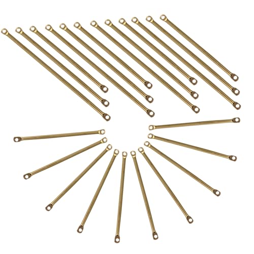 ARTSEWPLY 150 Stück Teiliges Kupfer Schmuckverbinder mit Doppelten Ösen in Robust und Glatt Poliert für DIY Halsketten Armbänder und Ohrringe Vielseitig Einsetzbar als Verbindungs ARTSEWPLY 150 Stück Teiliges Kupfer Schmuckverbinder mit Doppelten Ösen in Robust und Glatt Poliert für DIY Halsketten Armbänder und Ohrringe Vielseitig Einsetzbar als Verbindungs von ARTSEWPLY