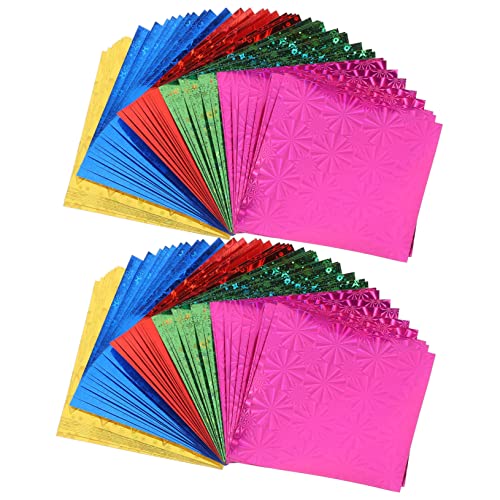 ARTSEWPLY 150Stücke DIY Origami Papier Farben Glänzendes Bastelpapier für Faltpapier für Kreative Origami Projekte und von ARTSEWPLY