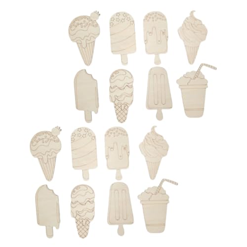ARTSEWPLY 16 Stück Holzspielzeug Bastelspielzeug DIY Sommer Holzausschnitte Unvollendete Sommermalerei Dekorationen Sommer DIY Holzdekorationen DIY Holz Sommerprojekte Eiscreme ARTSEWPLY 16 Stück Holzspielzeug Bastelspielzeug DIY Sommer Holzausschnitte Unvollendete Sommermalerei Dekorationen Sommer DIY Holzdekorationen DIY Holz Sommerprojekte Eiscreme von ARTSEWPLY