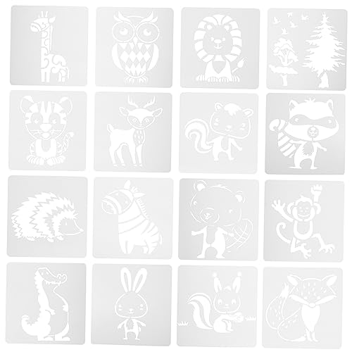 ARTSEWPLY 16Stücke Teiliges Malerschablonen für Wiederverwendbare Tierschablonen Pet Malwerkzeug für DIY Projekte Geschenkideen und Bastelarbeiten ARTSEWPLY 16Stücke Teiliges Malerschablonen für Wiederverwendbare Tierschablonen Pet Malwerkzeug für DIY Projekte Geschenkideen und Bastelarbeiten von ARTSEWPLY