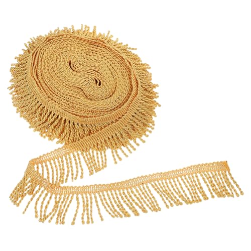 ARTSEWPLY 1Roll Quastengewebedekoration Stoffquastenbesatz Fransen Quastenbesatz Fransen zum Nähen Gardinen-Fransenbesatz Quastendekorationen Quasten zum Basteln Quastenband Polyester Golden ARTSEWPLY 1Roll Quastengewebedekoration Stoffquastenbesatz Fransen Quastenbesatz Fransen zum Nähen Gardinen-Fransenbesatz Quastendekorationen Quasten zum Basteln Quastenband Polyester Golden von ARTSEWPLY