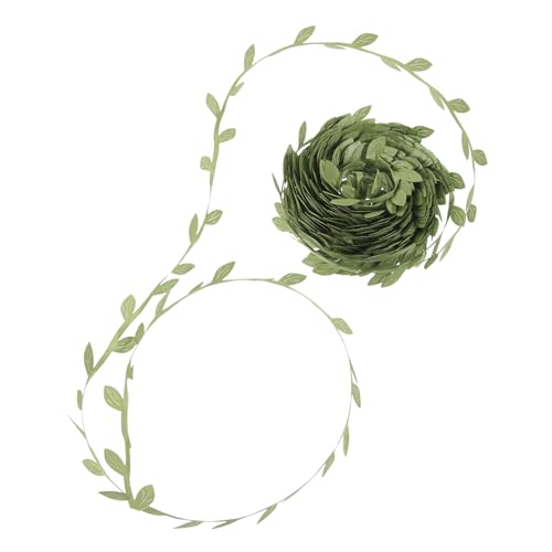 ARTSEWPLY 1Rolle Blattdesign Geschenkbänder Hochwertiges Polyesterband für DIY Projekte Dekoratives Geschenkband für Hochzeiten Partys und Hausdekoration Breit von ARTSEWPLY