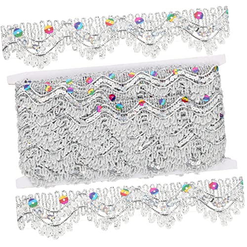 ARTSEWPLY 1Rolle Funkelndes Paillettenband DIY Kostümverkleidung und Dekorationsband für Kleidung Basteln und Accessoires Langlebig und Hautfreundlich für Projekte ARTSEWPLY 1Rolle Funkelndes Paillettenband DIY Kostümverkleidung und Dekorationsband für Kleidung Basteln und Accessoires Langlebig und Hautfreundlich für Projekte von ARTSEWPLY