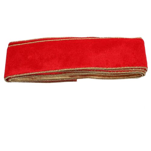 ARTSEWPLY 1Rolle Rotes Samtband Verschleißfestes Geschenkband für DIY Hochzeitsdekoration Einfach Zuschneidbar Zubehör für Geschenkpäckchen und Besondere Anlässe ARTSEWPLY 1Rolle Rotes Samtband Verschleißfestes Geschenkband für DIY Hochzeitsdekoration Einfach Zuschneidbar Zubehör für Geschenkpäckchen und Besondere Anlässe von ARTSEWPLY