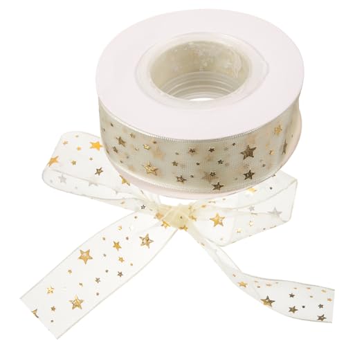 ARTSEWPLY 1Rolle Sternenförmiges Geschenkband Hochwertigem Dekoratives DIY Band für Kunstprojekte und Haarschmuck für Festliche Anlässe und Bastelideen ARTSEWPLY 1Rolle Sternenförmiges Geschenkband Hochwertigem Dekoratives DIY Band für Kunstprojekte und Haarschmuck für Festliche Anlässe und Bastelideen von ARTSEWPLY