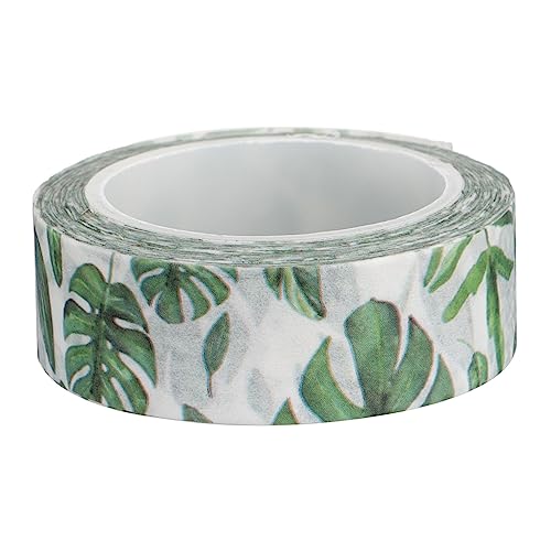 ARTSEWPLY 1Rolle Washi Bänder mit Tropischem Pflanzen Design Dekoratives Klebeband für Scrapbooking Journaling und DIY Projekte Leicht und Tragbar für Dekorationen von ARTSEWPLY