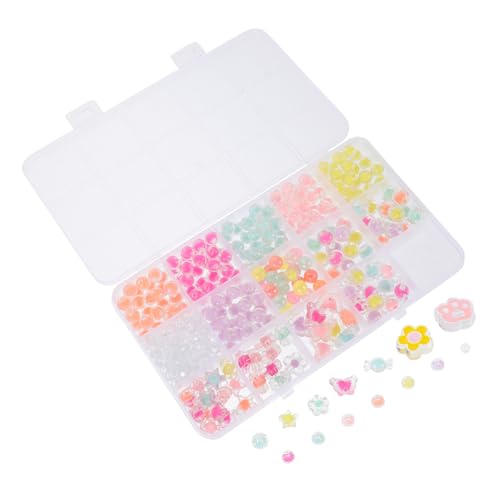 ARTSEWPLY 1Satz DIY Acrylperlen für Schmuckherstellung Abstandshalterperlen für Armband und Halskettenbau Basteln für Erwachsene von ARTSEWPLY