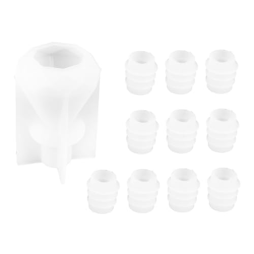 ARTSEWPLY 1Satz Silikonform für Weinflaschenstopfen DIY Gießform für Flaschenverschluss Teiliges mit Flaschenstopper und Stopperhülsen und Einfach von ARTSEWPLY