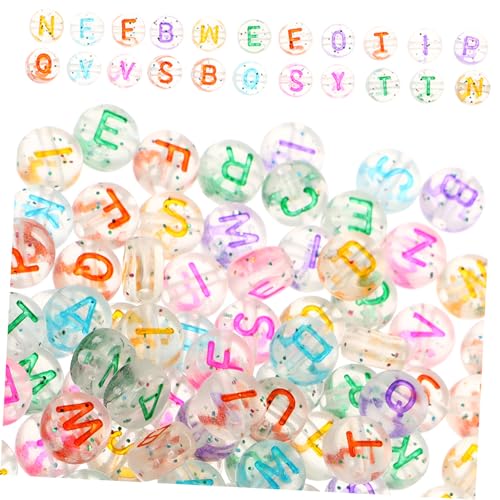 ARTSEWPLY 1Tasche Perlen Beutel mit Klaren DIY Armband Schmuckperlen für Bastelprojekte Handgefertigt Runde Buchstabenperlen zum Auffädeln ARTSEWPLY 1Tasche Perlen Beutel mit Klaren DIY Armband Schmuckperlen für Bastelprojekte Handgefertigt Runde Buchstabenperlen zum Auffädeln von ARTSEWPLY
