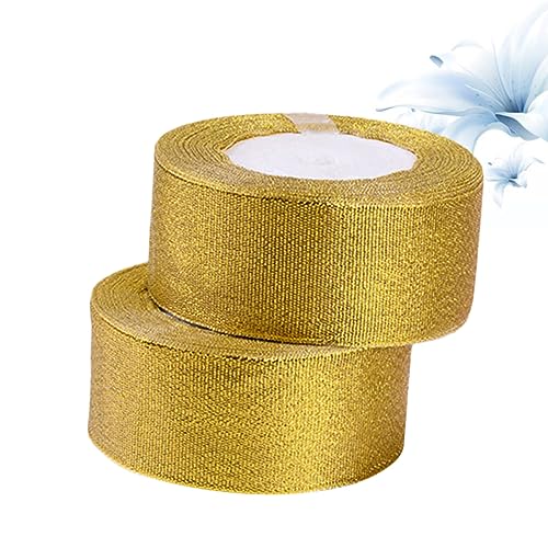 ARTSEWPLY 2 Rollen Gold Glitter Geschenkband Yards für Geschenkverpackung Dekoration DIY Bastelarbeiten Hochzeit und Partys Flexibles und Elegantes Material ARTSEWPLY 2 Rollen Gold Glitter Geschenkband Yards für Geschenkverpackung Dekoration DIY Bastelarbeiten Hochzeit und Partys Flexibles und Elegantes Material von ARTSEWPLY