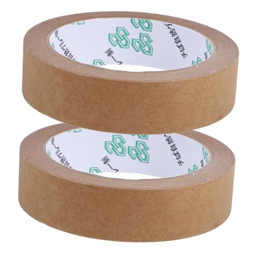ARTSEWPLY 2 Rollen Schreibbares Kraftpapier Klebeband Selbstklebend Stark Vielseitig Verpackung Umzugskartons Pakete Versiegelung von ARTSEWPLY