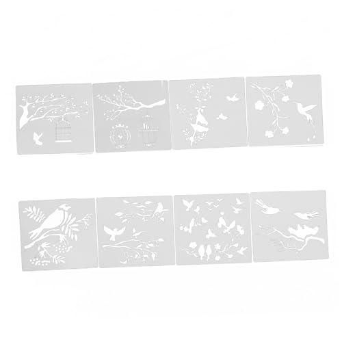 ARTSEWPLY 2 Sätze Handgemachte Malerschablonen für Wandkunst DIY Kreativ Schablonen mit Glatter Oberfläche und Ungiftigem Material für Textilgestaltung und Bastelprojekte ARTSEWPLY 2 Sätze Handgemachte Malerschablonen für Wandkunst DIY Kreativ Schablonen mit Glatter Oberfläche und Ungiftigem Material für Textilgestaltung und Bastelprojekte von ARTSEWPLY