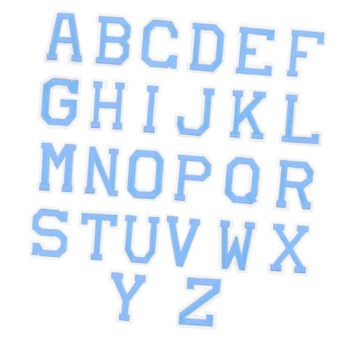 ARTSEWPLY 2 Sätze Teiliges DIY Bügelbuchstaben Alphabet Patches in Nebelblau Aufbügelflicken für Herrenbekleidung Kreative Stoffapplikationen zum Reparieren und Verzieren von Kleidung ARTSEWPLY 2 Sätze Teiliges DIY Bügelbuchstaben Alphabet Patches in Nebelblau Aufbügelflicken für Herrenbekleidung Kreative Stoffapplikationen zum Reparieren und Verzieren von Kleidung von ARTSEWPLY